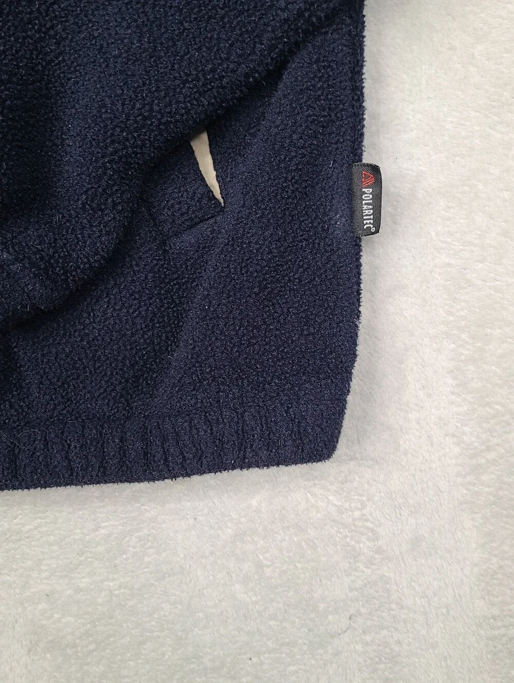 Vintage Polo Ralph Lauren Polartec Full Zip Harrington Fleece Jacket Size Small